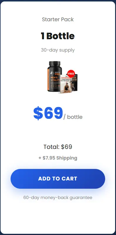 AlphaFuel Pro  1 Bottle Price